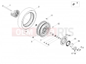 MOTOGUZZI V9 Roamer 850 Rear wheel