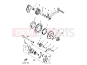 YAMAHA Jog 50 CY CY50H JOGPOCHE (3KJC) 1996 Starter