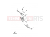 YAMAHA Jog 50 CY CY50H JOGPOCHE (3KJC) 1996 Rear suspension