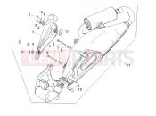 APRILIA SR 50 R Replica Exhaust pipe