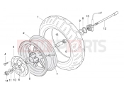 APRILIA SR 50 R Replica Front wheel