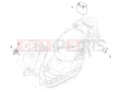 PIAGGIO Zip 50 4T kezelőszervek - akkumulátor