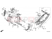 HONDA CB1000RAM CB1000R 2021 F-39 FRAME BODY