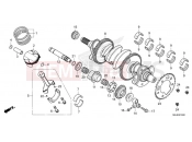HONDA CB1000RAM CB1000R 2021 E-16 CRANKSHAFT & PISTON