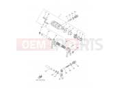 YAMAHA YFM 700 Grizzly YFM700FWAD YFM70GPXK GRIZZLY 700 EPS (B4FA) 2019 SHIFT CAM & FORK