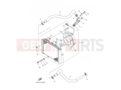 YAMAHA YFM 700 Grizzly YFM700FWAD YFM70GPXK GRIZZLY 700 EPS (B4FA) 2019 RADIATOR & HOSE