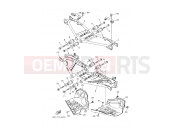YAMAHA YFM 700 Grizzly YFM700FWAD YFM70GPXK GRIZZLY 700 EPS (B4FA) 2019 REAR ARM
