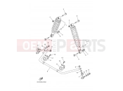 YAMAHA YFM 700 Grizzly YFM700FWAD YFM70GPXK GRIZZLY 700 EPS (B4FA) 2019 REAR SUSPENSION