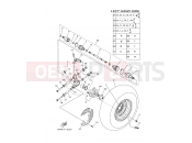 YAMAHA YFM 700 Grizzly YFM700FWAD YFM70GPXK GRIZZLY 700 EPS (B4FA) 2019 REAR WHEEL