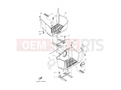 YAMAHA YFM 700 Grizzly YFM700FWAD YFM70GPXK GRIZZLY 700 EPS (B4FA) 2019 STAND & FOOTREST