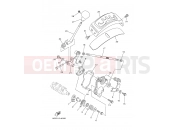 YAMAHA YFM 700 Grizzly YFM700FWAD YFM70GPXK GRIZZLY 700 EPS (B4FA) 2019 SHIFT SHAFT