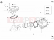 DUCATI 2003 Monster 620 CYLINDER - PISTON » ENGINE CASE