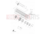 YAMAHA YZ 250 F YZ250F (B7BL) 2022 CLUTCH