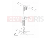 YAMAHA YZ 250 F YZ250F (B7BL) 2022 REAR SUSPENSION