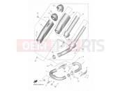 YAMAHA YZ 250 F YZ250F (B7BL) 2022 EXHAUST