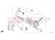 HONDA PCX125 (WW125AM) 2021 F-18-1 FRONT BRAKE CALIPER