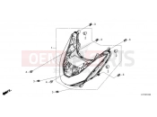 HONDA PCX125 (WW125AM) 2021 F-1 HEADLIGHT