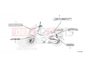 HONDA PCX125 (WW125AM) 2021 F-48 MARK & EMBLEM