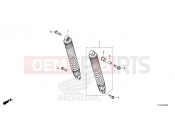 HONDA PCX125 (WW125AM) 2021 F-36 REAR CUSHION