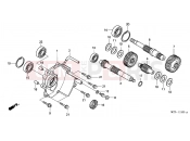 HONDA FJS600D4 ED (FJS600D4) SILVER WING 2004 E-15 TRANSMISSION