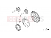 HONDA FJS600D4 ED (FJS600D4) SILVER WING 2004 E-8 STARTING CLUTCH