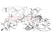 HONDA FJS600D4 ED (FJS600D4) SILVER WING 2004 F-19 SEAT