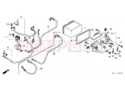HONDA FJS600D4 ED (FJS600D4) SILVER WING 2004 F-21 BATTERY