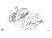 HONDA NSC110M Vision 110 2021 E-13 LEFT SIDE COVER