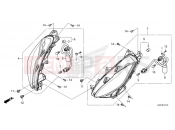 HONDA NSC110M Vision 110 2021 F-37-10 FRONT WINKER