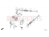 HONDA NSC110M Vision 110 2021 E-4 CAMSHAFT & VALVE