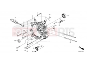 HONDA NSC110M Vision 110 2021 E-19-10 RIGHT CRANKCASE