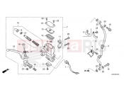 HONDA NSC110M Vision 110 2021 F-5-10 FRONT BRAKE MASTER CYLINDER