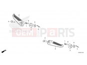 HONDA NSC110M Vision 110 2021 F-14-10 PILLION STEP
