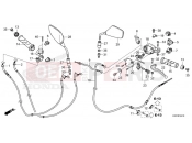 HONDA NSC110M Vision 110 2021 F-4-10 HANDLE LEVER, SWITCH & CABLE