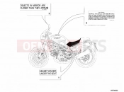 DUCATI 2003 Monster 620 WARNING LABELS USA » UNCLASSIFIED