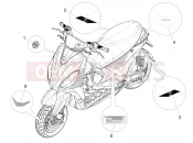 PIAGGIO Piaggio 1 Moped (APAC) Plates - Emblems