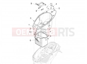 PIAGGIO Piaggio 1 Moped 25Km/h Helmet huosing - Undersaddle