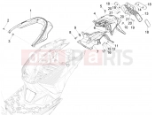 PIAGGIO Piaggio 1 Moped 25Km/h Rear cover - Splash guard