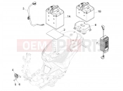 PIAGGIO Piaggio 1 Moped 25Km/h Remote control switches - Battery - Horn
