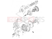 SUZUKI LT-A400FK2 LT-A400 K2 (2002) (E24) TRANSMISSION (1)