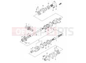 SUZUKI LT-A400FK2 LT-A400 K2 (2002) (E24) SECONDARY DRIVE