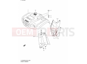 SUZUKI LT-A400FK2 LT-A400 K2 (2002) (E24) FRONT FENDER