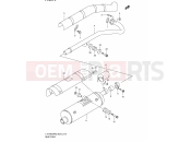 SUZUKI LT-A400FK2 LT-A400 K2 (2002) (E24) MUFFLER