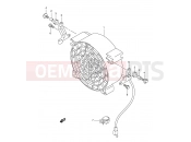 SUZUKI LT-A400FK2 LT-A400 K2 (2002) (E24) COOLING FAN