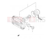 SUZUKI LT-A400FK2 LT-A400 K2 (2002) (E24) HEADLAMP