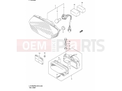 SUZUKI LT-A400FK2 LT-A400 K2 (2002) (E24) TAIL LAMP