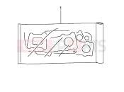 SUZUKI LT-A400FK2 LT-A400 K2 (2002) (E24) GASKET SET