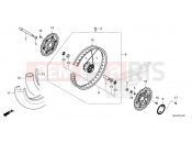HONDA Africa Twin CRF1100AN 2022 F-14-20 FRONT WHEEL