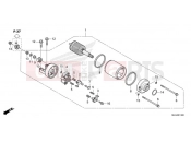 HONDA CRF1100D2N Africa Twin Adv Sports DCT 2022 E-13 STARTER MOTOR