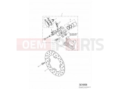 Triumph 2004 DAYTONA 600 & 650 Rear Brake Disc and Caliper